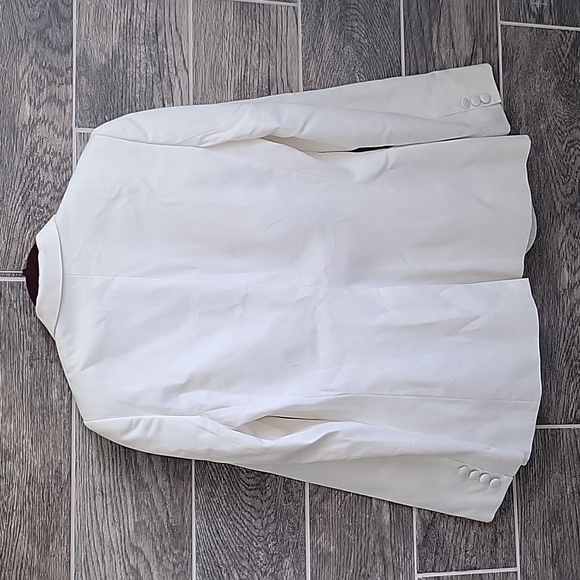 DOLCE & GABBANA Blazer Suit Jacket Size 40 (Small) White/Cream - Picture 5 of 9